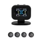 Mini Car TPMS Tire Pressure Monitoring System with External Tire Pressure Sensor Temperature Monitor LCD Display