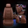 1 funda universal para asiento de coche, de piel sintética, transpirable.