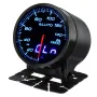 Eluto Universal 2\ 52mm 12V Oil Pressure Gauge Meter With Sensor 10 Color LED Tinted Face PSI