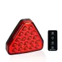 Universal F1 Triangle Style Sport 19LED Brake Signal Lamp REAR FOG LIGHT Rear Third Brake Lamp DRL For JDM BBA