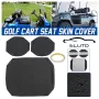 Golf Cart Seat Cover Cuhison Mat Breathable Protector Microfiber Leather for Yamaha G-11 G-22 G11 G22