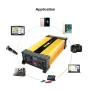 1500W 12V to 220-230V Solar Power Inverter Digital Display USB Modified Sine Wave Transformer Power Supply