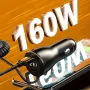 230W Car Fast Charger Adapter USB C 5-port Charging With 3 In 1 Cable For IPhone 14 Pro Max 13 12 for Samsung Galaxy S23/22