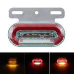 1PC 12LED 12V vloeiende LED Side Marker Sein Lig Aanwyser Vir Vragmotor Sleepwaens