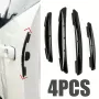 Universal 4PCS Pintu Kereta Jalur Anti-Calar Pelindung Pintu Pelindung Tepi Pintu Bumper Pelindung Tepi Pintu Tepi