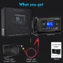 HTRC Smart Car Battery Charger 12V 25A 24V 13A Automotive Charger Battery Maintainer Trickle Charger Lead-Aci Lithium LiFePo4 Battery for Car Motorcycle Boat P25
