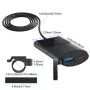 Car Charger Handlebar Mount Bracket Fast Charger 12V-24V Motorcycle USB Charger 3.4A 30W Fast Charge PD + QC3.0 IP67 Waterproof
