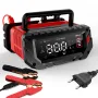 HTRC 6V 12V 24V 10A-30A Smart Repair Battery Maintainer Charger P30 Charging Charger for Car Motorcycle Boat Lead-Acid AGM Lithium LiFePo4 Battery