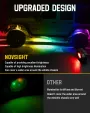 NOVSIGHT A500-RK-R3 4PCS LED RGB Off-road Chassis Lights IP68 Waterproof Rating APP Control Compatibility IOS Android