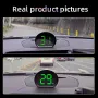X3 Car HUD Display Clear HD Speedometer Beidou GPS Suitable for All Vehicles Universal Satellites Speedometer High-Definition Head-Up Display
