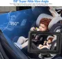 4.3 Inch Car Baby Monitor HD 1080P Car Reversing Display 150° Super Wide Viewing Angle with Night Vision for Monitor Children Pets The Interior of An RV