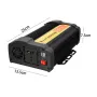 4000W Peak Car Power Inverter DC 12V To AC 220V Dual USB Modified Sine Wave Transformer