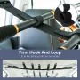 2x Vehicle Fishing Rod Rack Holder Straps Adjustable 30 to 54\ Roof Fishing Pole Storage Carrier Belt 5 Rods for SUV Truck Van