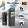 Mini WiFi Sports Camera 4K Ultra HD Night Vision Camera Fill Light Night Vision Camera Outdoor Sports Bicycle Camera Portable Motorcycle Camera