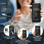 Accurate Portable Professional Breathalyzer Alcohol Tester with Digital Display 8 Reusable Mouthpieces for Home Car Use