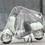 Thickened Transparent Rain Dust Covers Protective Cover All Seasons Outdoor Waterproof for Bicycle Motorcycle
