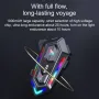 Y20 Motorcycle Helmet Bluetooth Headset 5.3 Bluetooth Headset IPX6 Waterproof with RGB Colorful Lights Split Installation Connect to AI Voice Assistant