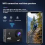 AUSEK 4K 30FPS HD Action Camera 30M Waterproof Protection Sports Camera Support WIFI for Mountain Climbing Scuba Diving Skiing