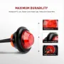 20PCS 12V LED Side Marker Light Indicator Lamp for Car Truck Van Trailer Boats Side Indicators Signal Lights