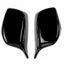 2X M Style Rear Wing Mirror Cover Cap Glossy Black For BMW E60 E61 2003-2008