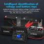 HTRC Smart Car Battery Charger 12V 25A 24V 13A Automotive Charger Battery Maintainer Trickle Charger Lead-Aci Lithium LiFePo4 Battery for Car Motorcycle Boat P25