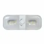 RV Interior LED Ceiling Light Camper Trailer Single Dome 12v-24v 1700LM Dimmer