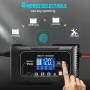 HTRC 20A P20 12V-24V Smart Battery Charger For Car Motorcycle Battery Repair Charging For Auto Moto Lead Acid AGM Lithium LiFePo4 Batteries