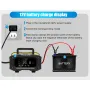 FOXUR 12V 24V 7 Charge Stages Portable Car Motorcycle Battery Charger For Calcium Gel AGM Wet LiFePO4 Lead Acid Battery