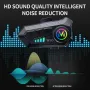 Coralme Y10 Motorcycle Helmet Bluetooth Headset Wireless Headset AI Voice Assistant Motorcycle Helmet Headset Split Installation Bluetooth Headset