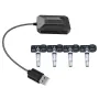 4 Wheel USB Android Car Tire Pressure Alarm System 433.92MHz TPMS Wireless Transmission Auto Security Temperature Alarm System