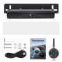 Wireless Solar 5G WiFi HD 1080P Rear/Front License Camera with Built-in 4800mAh Battery Solar Powered Wifi Wireless Car Backup Camera for Car Van RVs