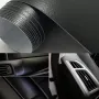 30cm×150cm Black Leather Texture Car Stickers Vinyl Wrap Car Inner Decal Film