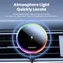 Toocki RGB Car Phone Holder 15W Wireless Charger Car Phone Charger Holder Stand For iPhone 15 14 13 Pro Max Galaxy