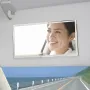 Car Sun Visor Vanity Mirror Universal Portable Vehicle Interior Makeup Mirror Mirror Automatic Sun Visor Sun Visor HD Mirror Stainless Steel