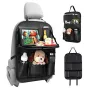 Tsumbay Foldable Car Back Seat Organizer Folding Sack Holder Multi-Pocket Tray Storage Bag