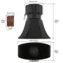 100W 7 Sound 12V 24V Car Police Vehicle Number Plate with Remote Control Warning Siren Horn for Car Truck Vehicle Motorcycle