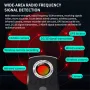 M40 Pro Anti Spy Detector Infrared Camera Finder GPS Tracker Wireless Bug Sweeper for Car and Hotel