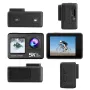 AUSEK M60TR 5K Action Camera Touch Screen Sports Camera Anti-Shake HD Shooting Outdoor Cycling Recorder Skiing Fishing Camera