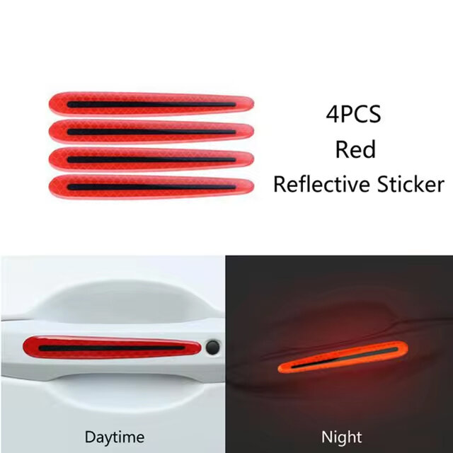 4pcs red handle
