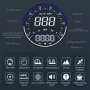 G6 Multi-function HUD Car GPS Head-up Display Car Universal Car HD Head-up Display Speedometer Intelligent 35° Adjustable Angle