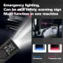 Portable Cordless Electric Air Compressor Pump with LED Emergency Light USB Rechargeable Fits for Car Tires Bicycles and Sports Balls