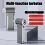 130000RPM 2 In 1 Mini Blower Fan Turbo Jet Fan Brushless Motor Handheld Duct Fan Electric Air Duster Speed Adjustable Cordless Jet Dry Air Blower