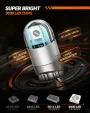 SEALIGHT Pack of 10 LED Bulbs T10 2835 Dome Light Width Lights Signal Lights 60LM Brightness Instrument Lights