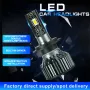 WEKEOLF Car LED Headlight H4/H7/H11/9005/9006 IP68 Waterproof High Brightness 360° Adjustable Car Lighting V2T