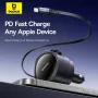 Baseus Car Charger Dual Retractable Cable PD QC SCP AFC PPS Fast Charging 180° Rotating For Tablet for iPhone for Samsung Huawei Xiaomi