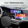 YUEHOO Carplay AI Box Android 13 Wireless Android Auto Adapter Smart TV Box Plug & Play for Factory Wired CarPlay Cars