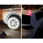 Solar Emergency Triangle Warning Light Safety Emergency Car Warning Frame Traffic Warning Sign Car Tripod Solar Reflective Triangle Emergency Light Warning