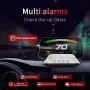 Portable HD Head-Up Display Car OBD Speed Navigation Projector Car Display Screen Car OBD Speed Navigation Projector No Ghosting cAR Head-Up Display