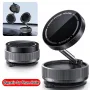 Vacuum Suction Magnetic Phone Holder 360 Degree Rotation Handsfree Magnetic Foldable Phone Mount for Car/Smooth Surface