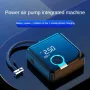 Cordless Car Inflator Pump 12V Portable Digital Air Compressor Car Tyre Inflatable Pump LED Light For Car Motorcycle Bicycle